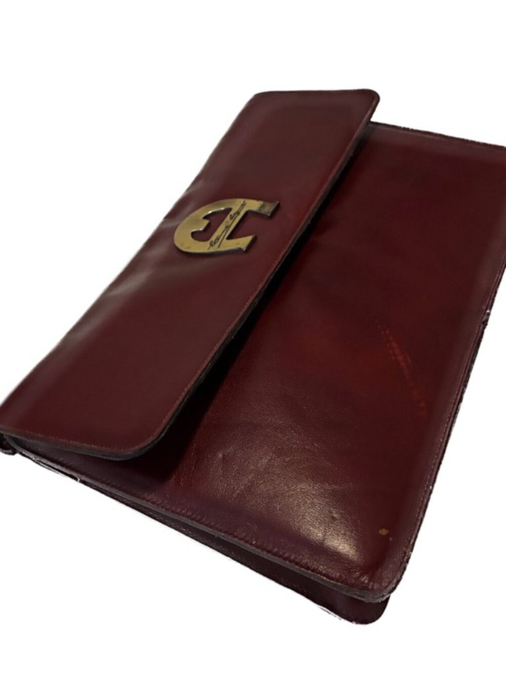 Convertible Clutch by Etienne Aigner in Oxblood - Picture 6 of 10